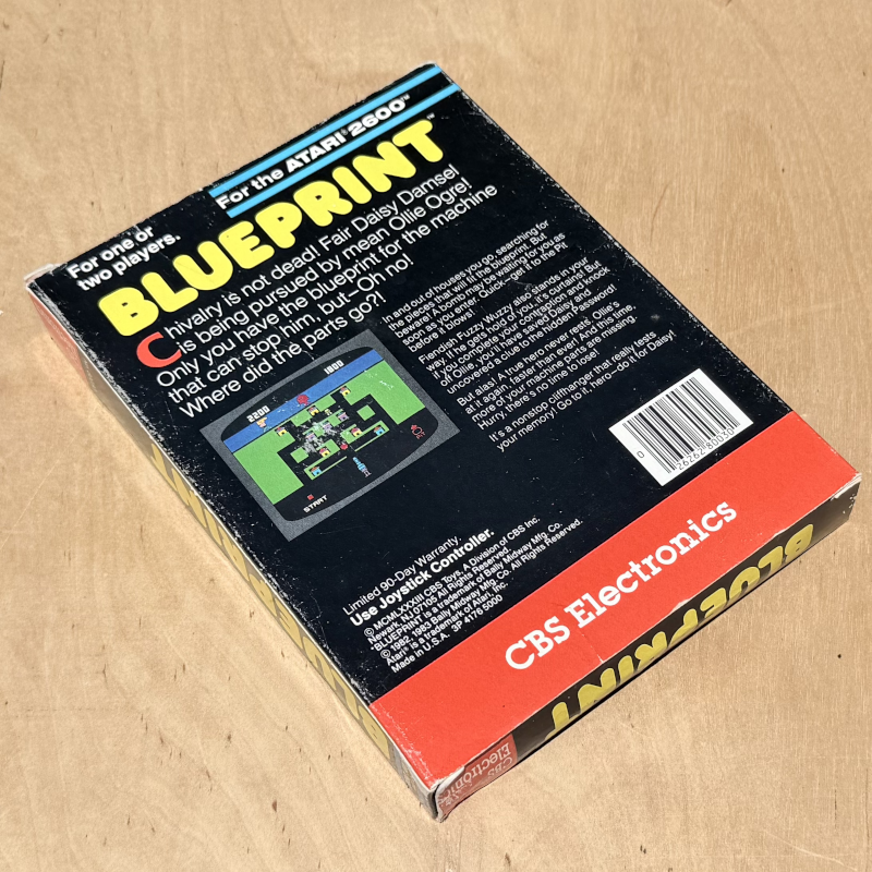 ATARI 2600 - CBS Blue Print - CIB
