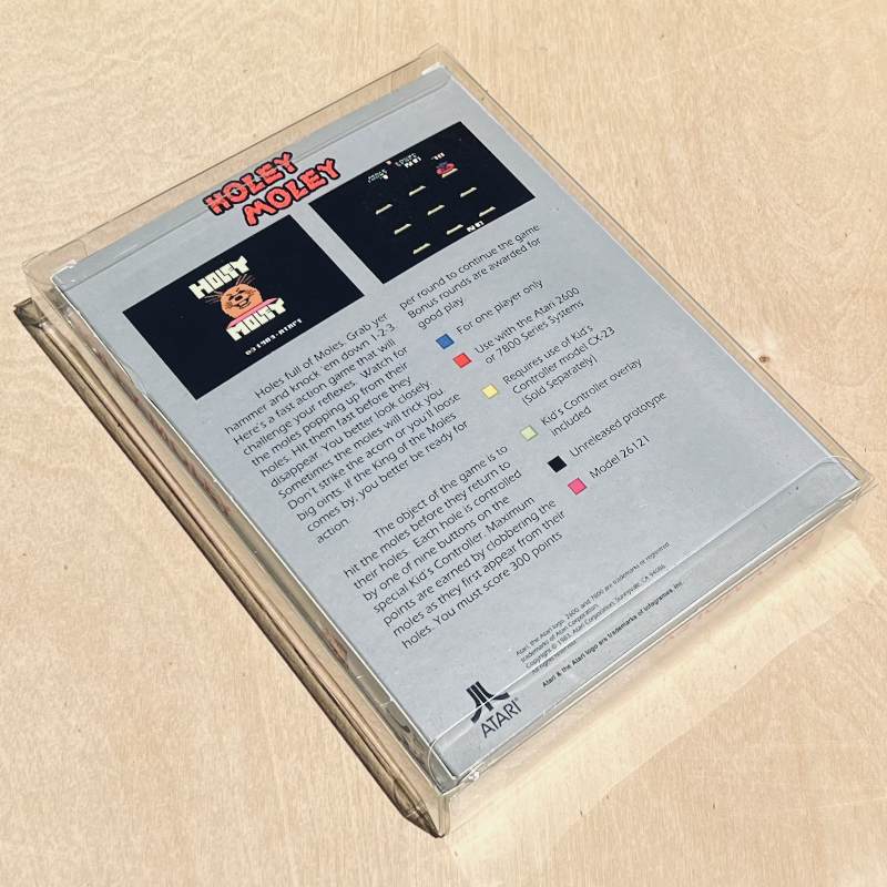 ATARI 2600 - Holey Moley (Autographed) - NIB