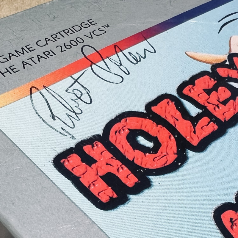 ATARI 2600 - Holey Moley (Autographed) - NIB