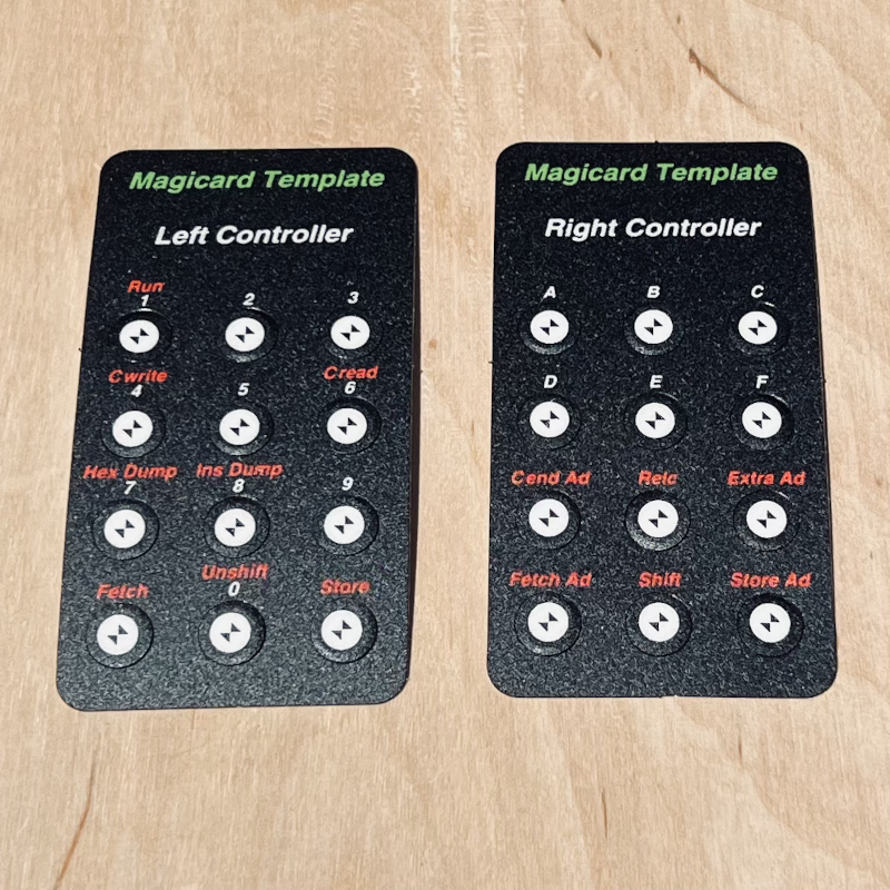 ATARI 2600 - MagiCard Keypad Overlays - NOS!