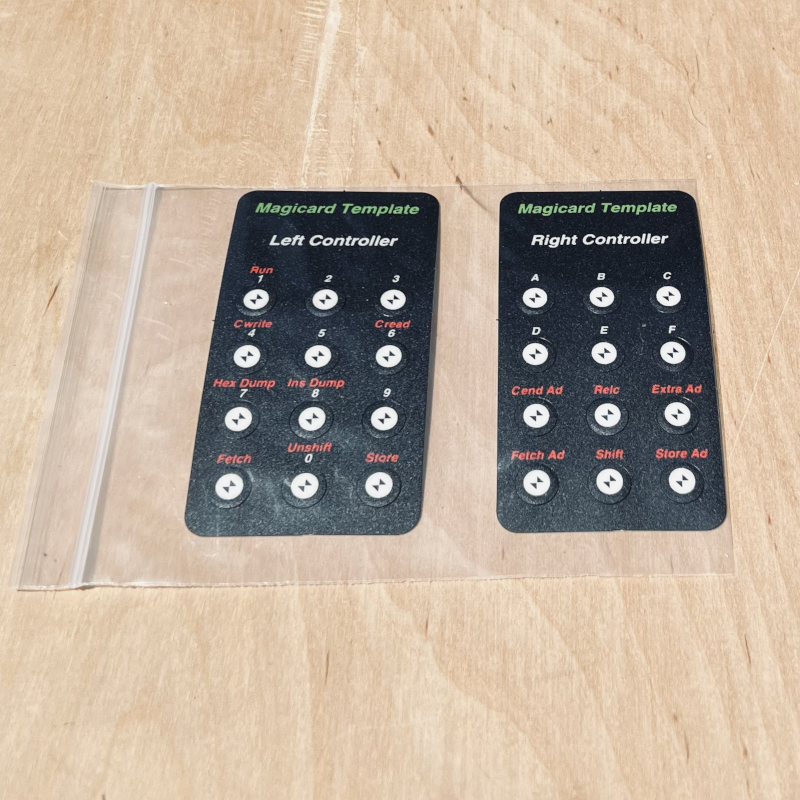 ATARI 2600 - MagiCard Keypad Overlays - NOS!