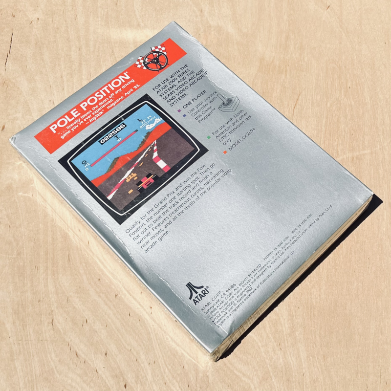 ATARI 2600 - Pole Position - NIB