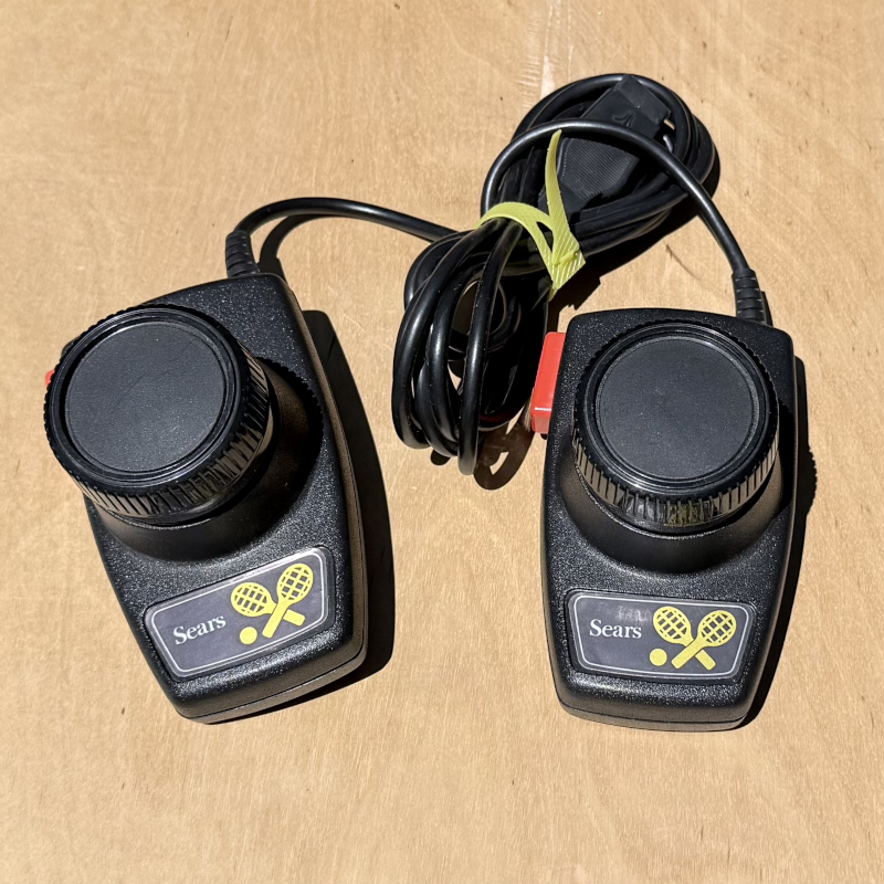 ATARI 2600 - Original 1977 Sears Paddle Controllers - Used