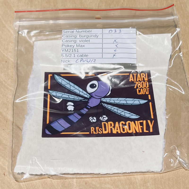 ATARI 7800 - Dragonfly Ultimate Expansion Flash Cartridge - NEW