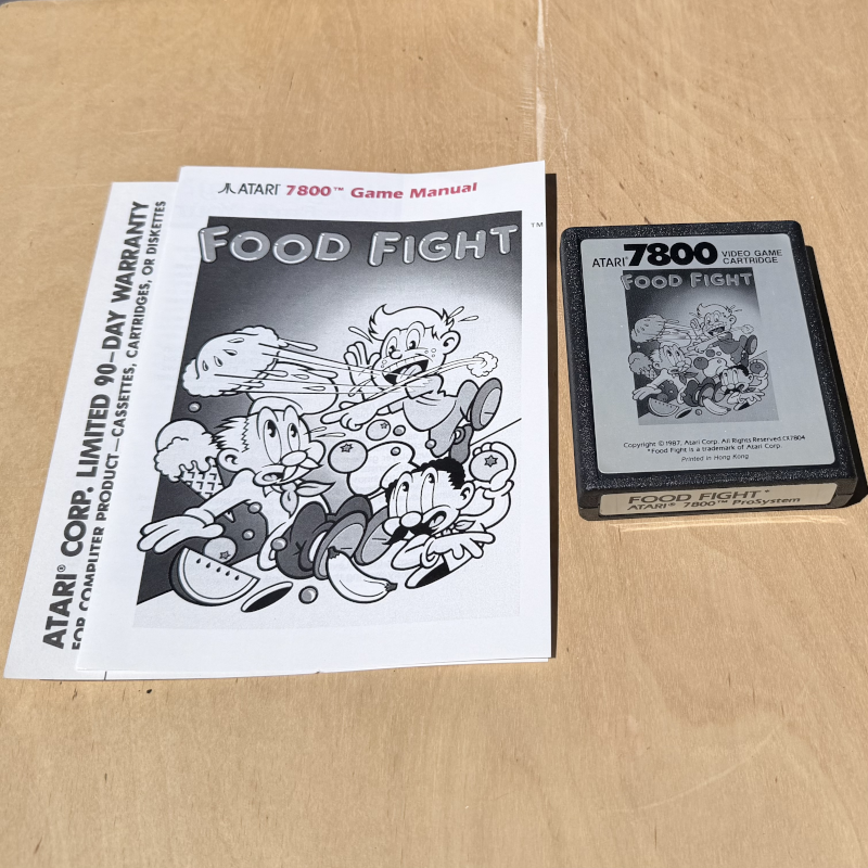 ATARI 7800 - Food Fight - CIB