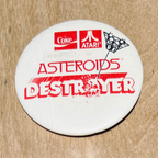 ATARI / COKE - Promotional Asteroids Destroyer Pin - Rare