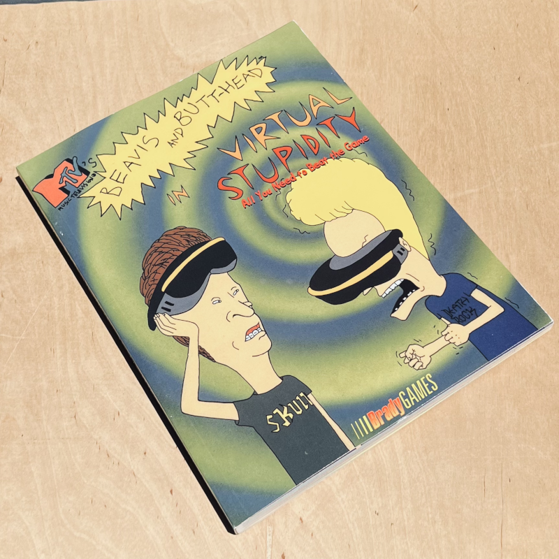 PC - Beavis And Butthead - Virtual Supidity Strategy Guide - NEW