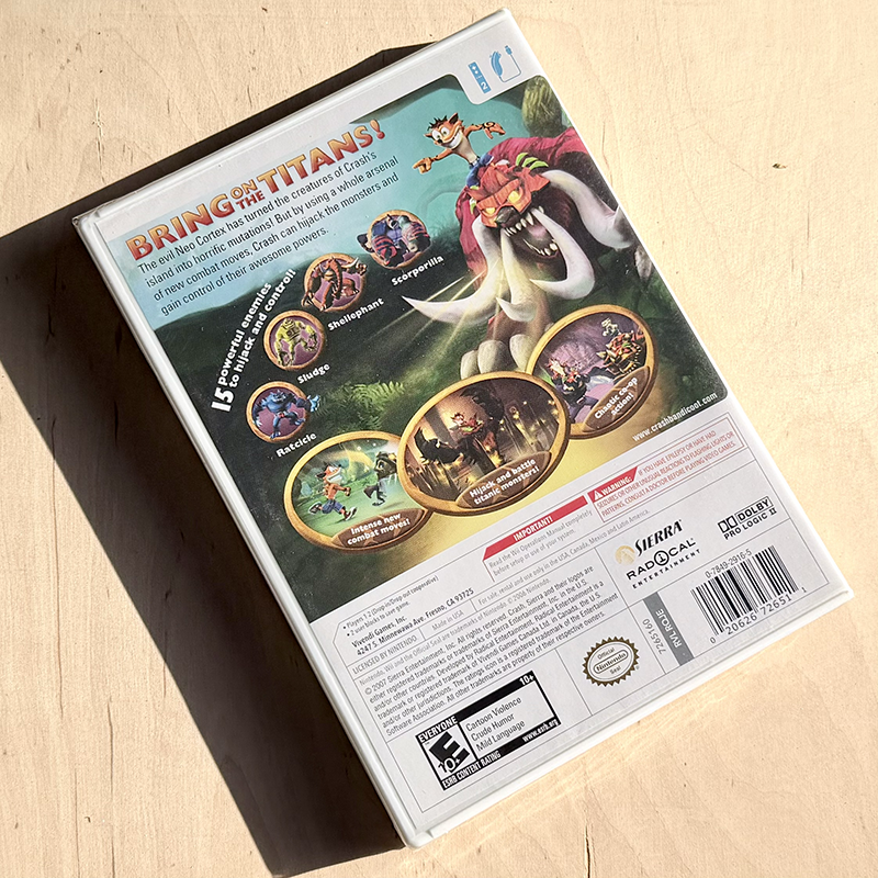 Nintendo Wii - Crash of the Titans