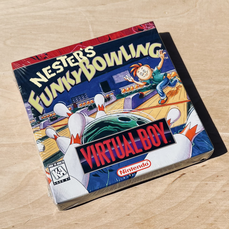 Nintendo Virtual Boy - Nester's Funky Bowling - NEW!