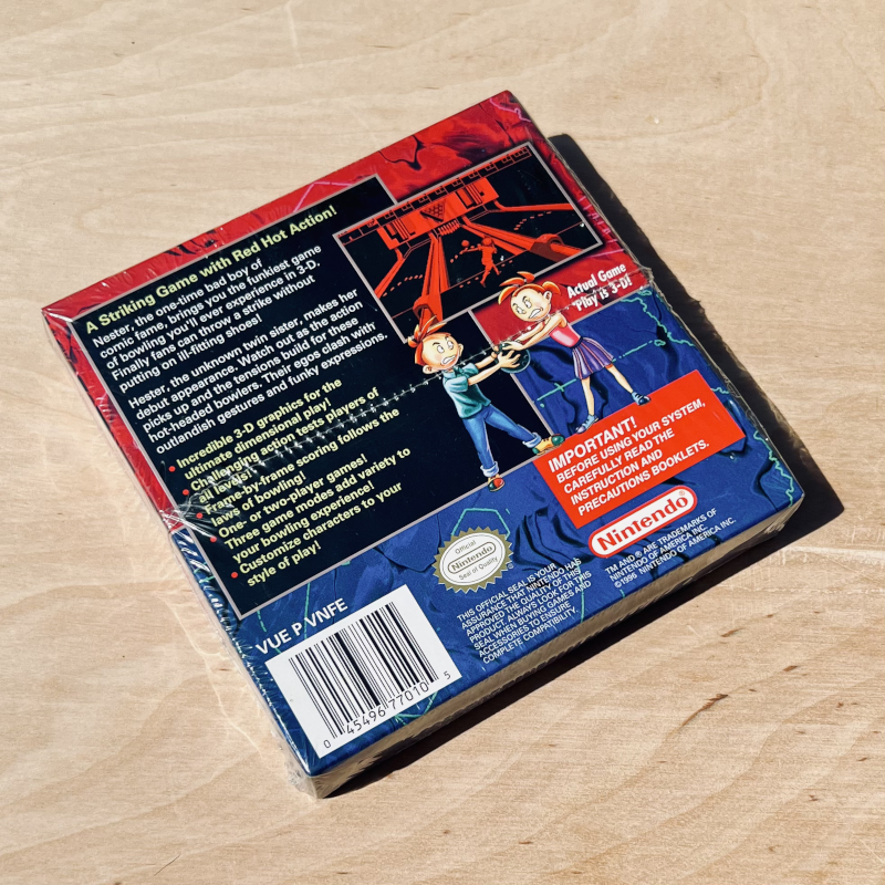Nintendo Virtual Boy - Nester's Funky Bowling - NEW!