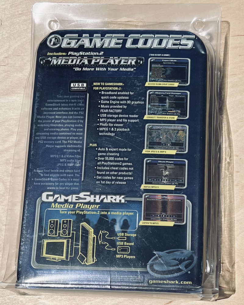 PlayStation 2 - Game Shark 2 - NEW!
