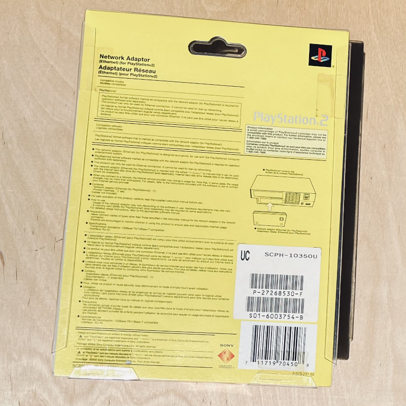 PlayStation 2 - Network Adapter - NEW!